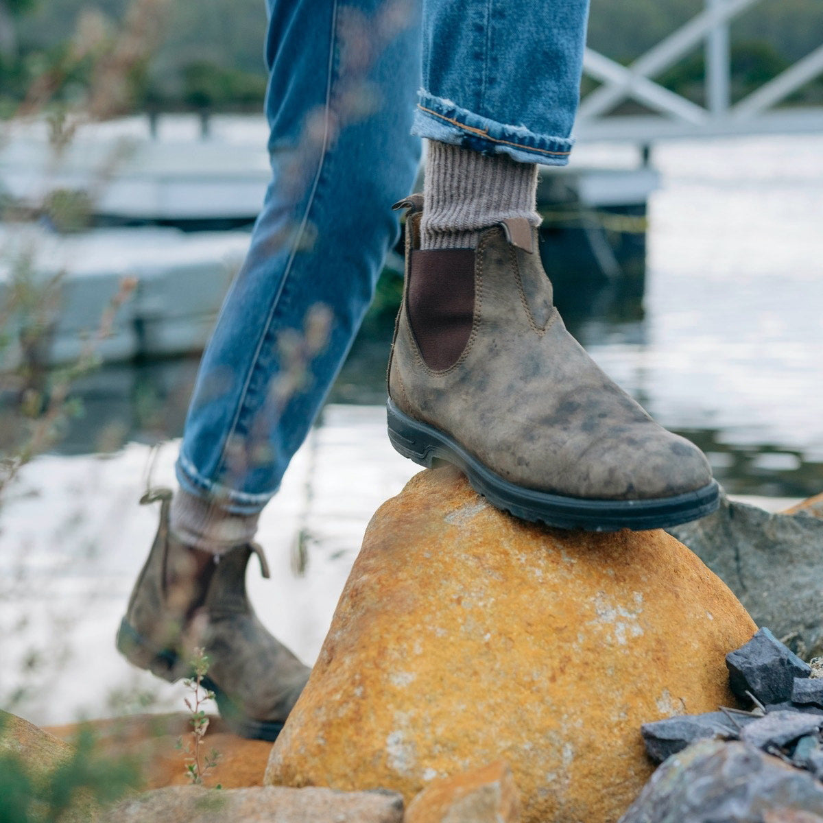 Cavalon | Men’s Leather Chelsea Boots