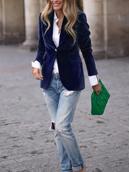 Mariana | Women’s Velvet Blazer