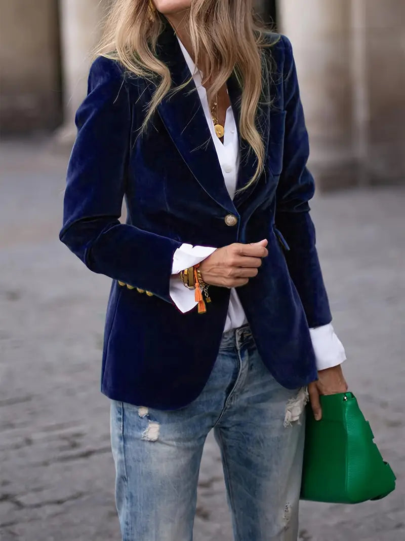 Mariana | Women’s Velvet Blazer