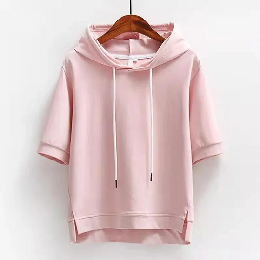 Soren | Men’s Short-Sleeve Hooded Cotton Top