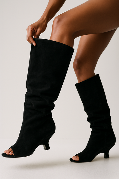 Marceline | Women’s Knee-High Wedge Boots