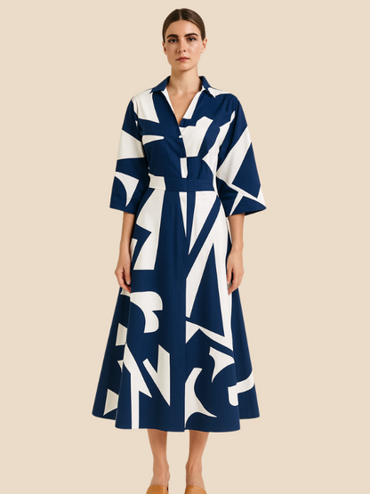 Karina | Women’s Collared Shirt Dress