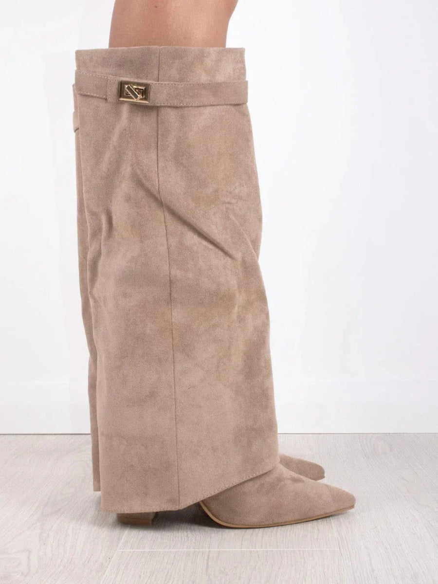 Nyla | Women’s Knee High Flared Boots