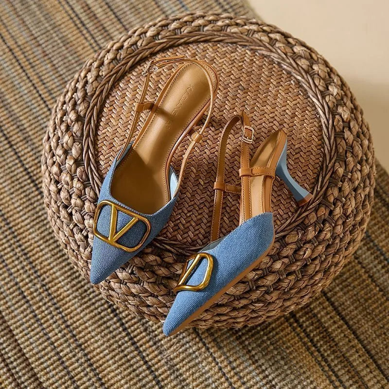 Wynsera | Women’s Pointed Slingback Heels