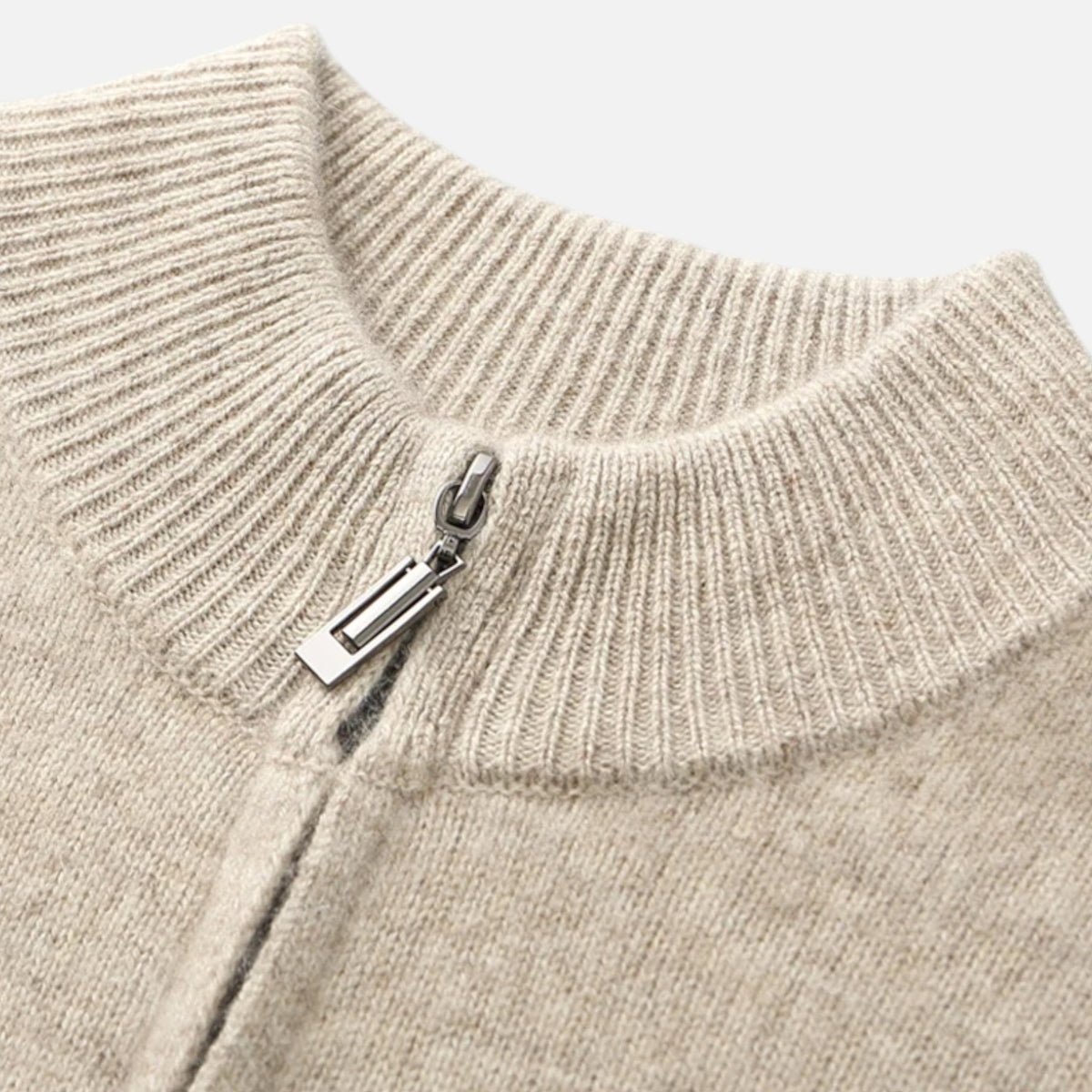 Ravender | Men’s Zipped Merino-Knit Sweater