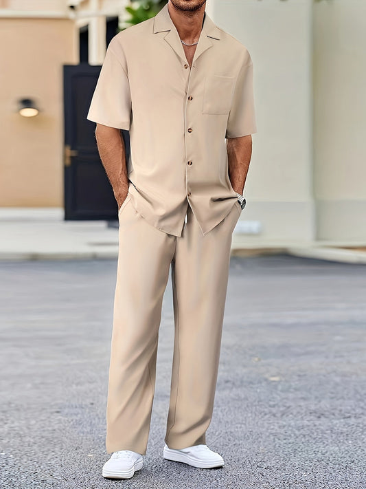 Orson | Men’s Suit-Inspired Short Sleeve Set