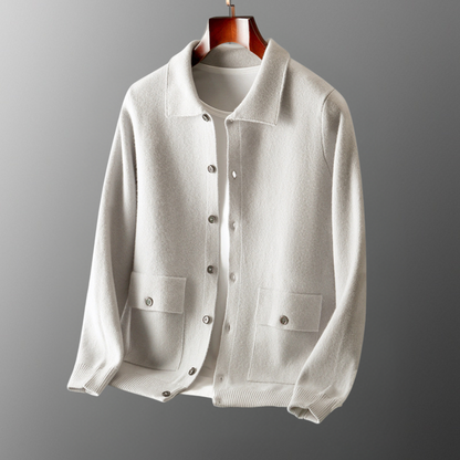 Ruvianne | Women’s Pure Cashmere Knit Cardigan