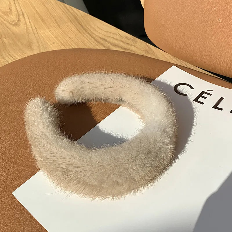 Olyssia | Women’s Luxurious Natural Fur Headband