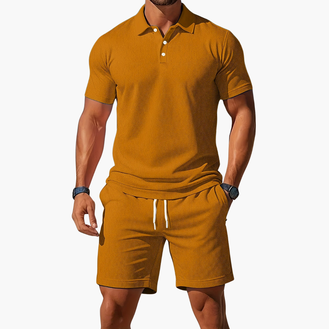 Timothy | Men’s Polo and Shorts Summer Set