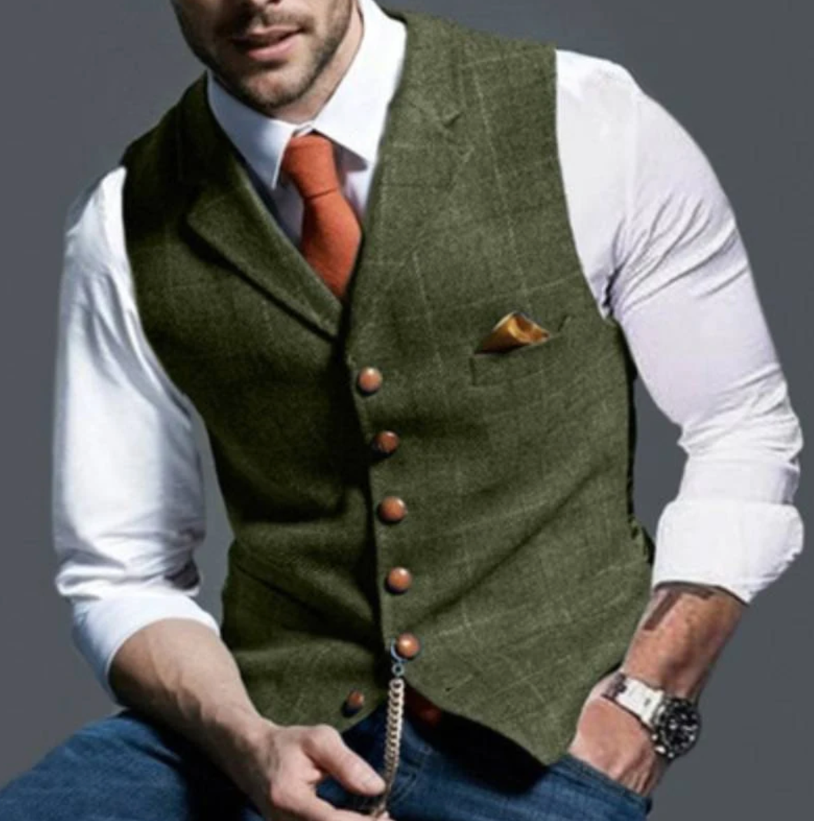 Craig | Men’s Elegant Plaid Vest