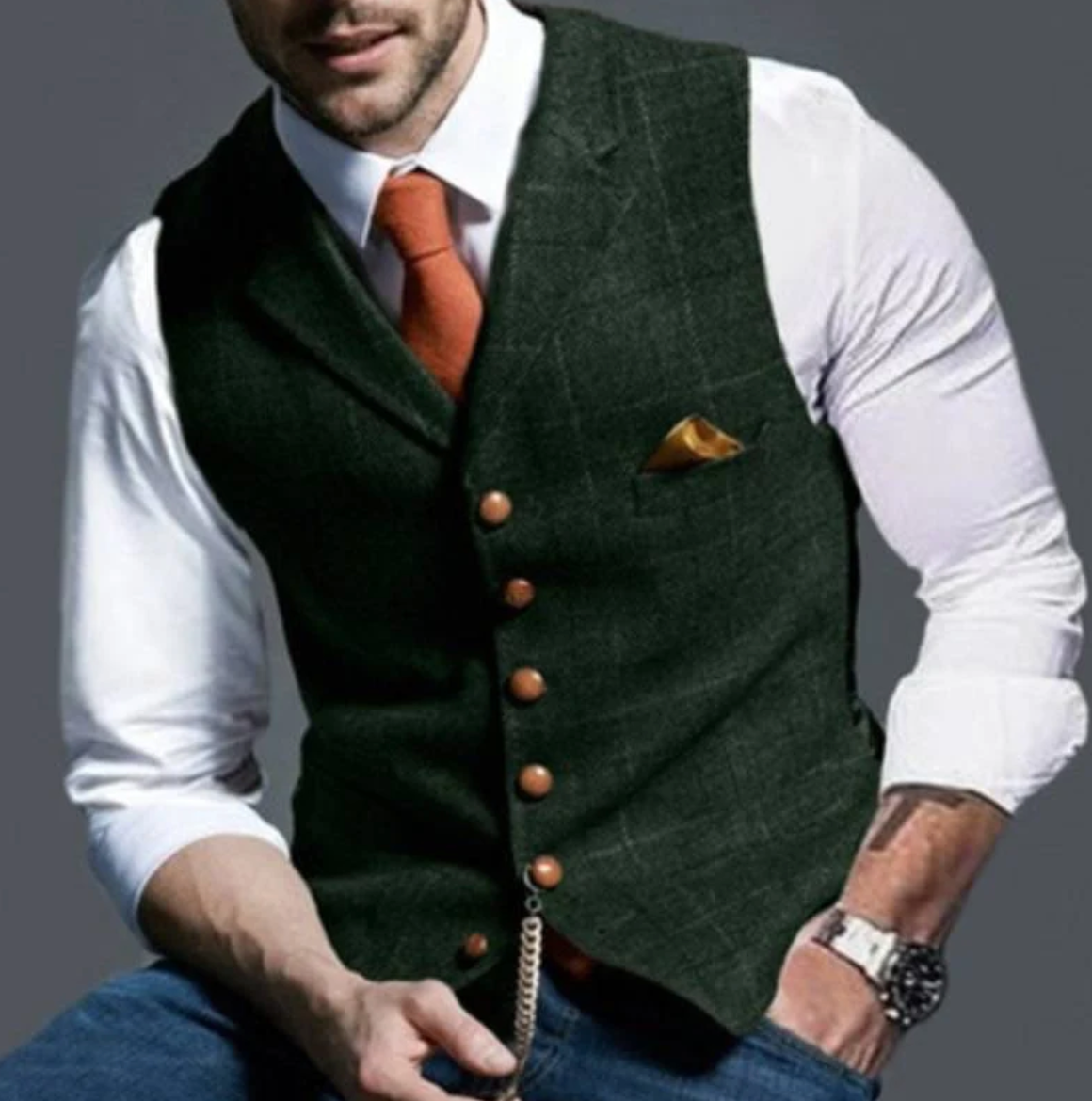 Craig | Men’s Elegant Plaid Vest