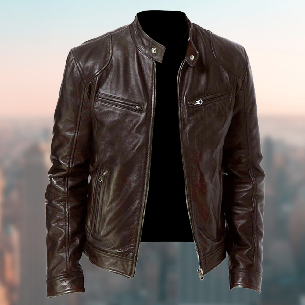 Nico | Men’s Slim-Fit Leather Jacket