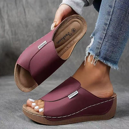 Amy | Women’s Slip-On Wedge Sandals