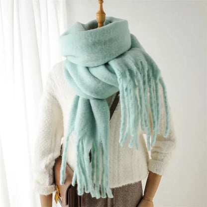 Claudine | Luxe Fringed Wrap Scarf