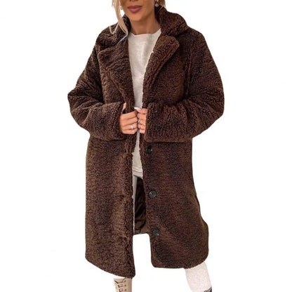 Orlise | Women’s Longline Teddy Coat