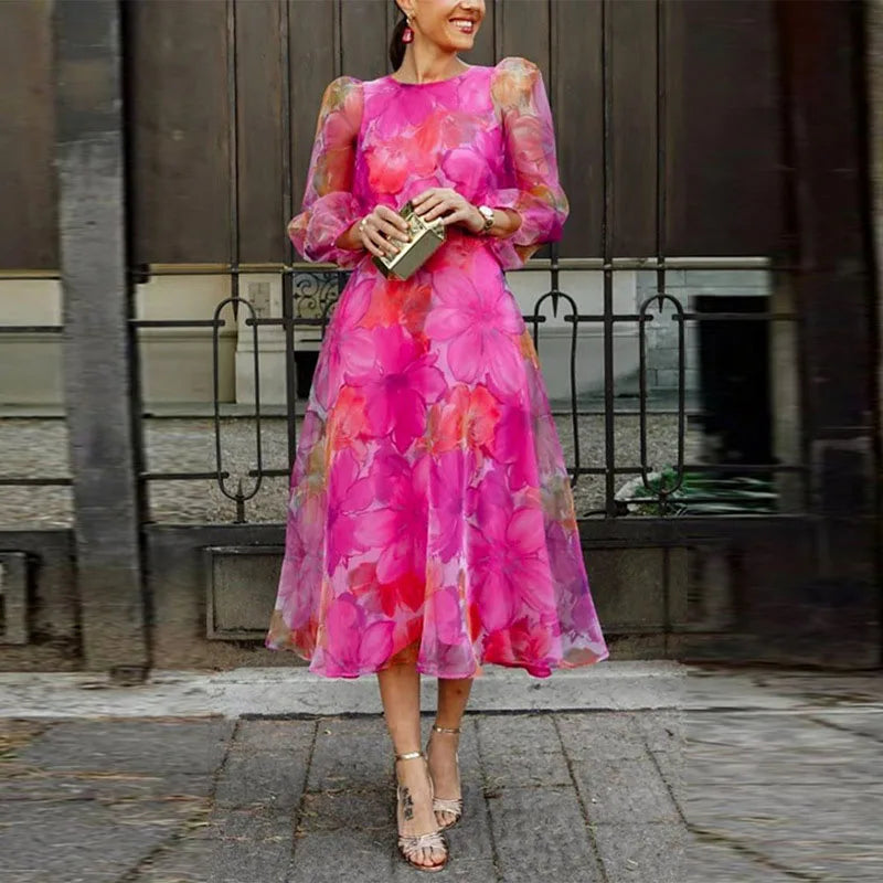 Gia | Women’s Floral Midi Dress