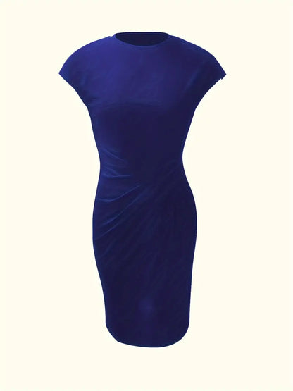 Milani | Women’s Knee-Length Sheath Dress with Ruched Waist