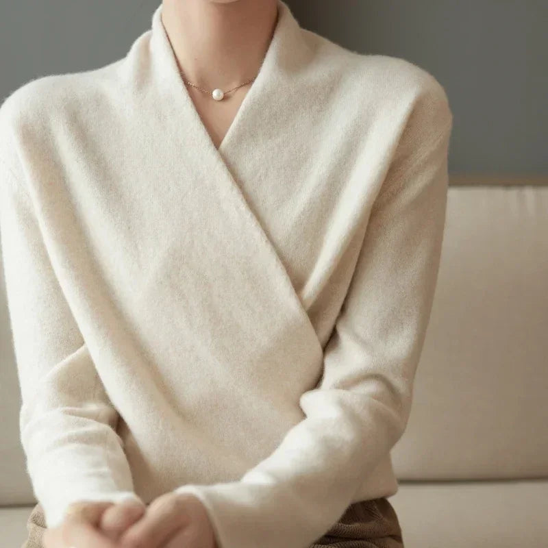 Darian | Men’s Premium Wool V-Neck Sweater