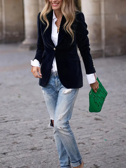 Mariana | Women’s Velvet Blazer