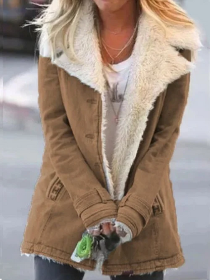Arielle | Women’s Sherpa-Lined Fleece Jacket