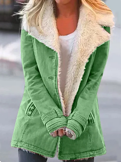 Arielle | Women’s Sherpa-Lined Fleece Jacket