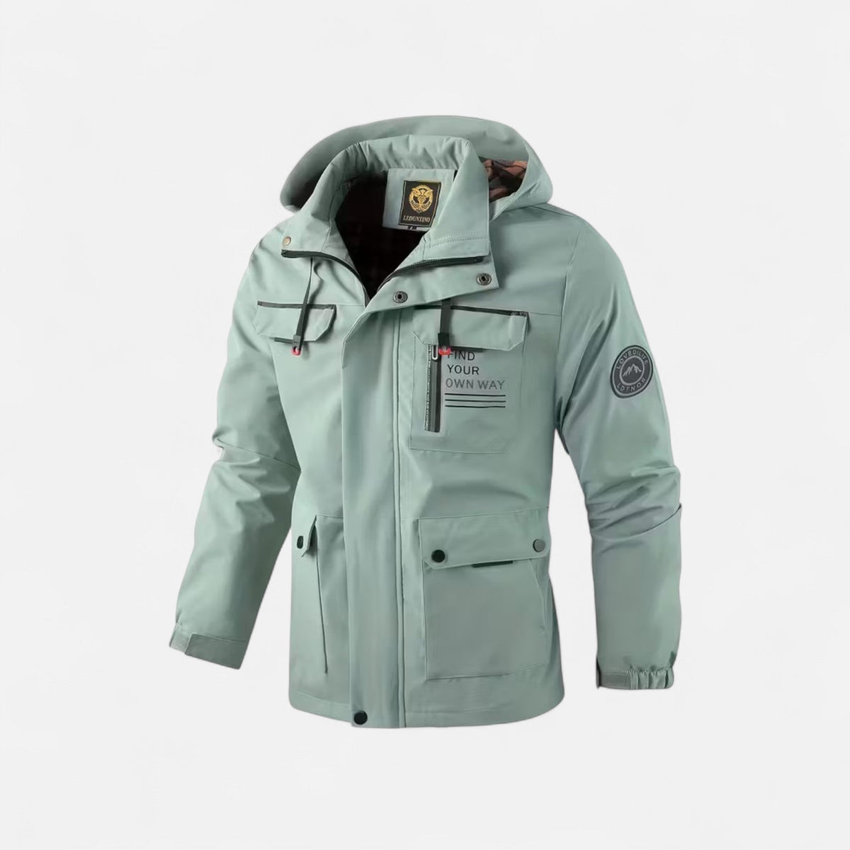 Ravexon | Men’s Hooded Windbreaker – Lightweight Outdoor Jacket