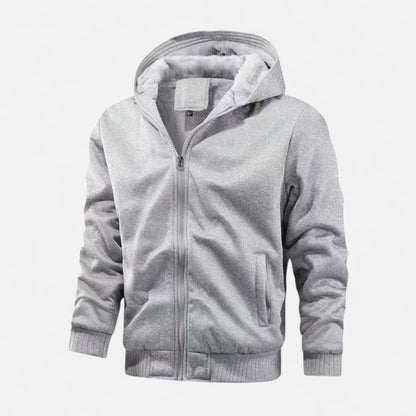 Raverton | Men’s Winter Jacket – Fleece-Lined Hooded Elegance