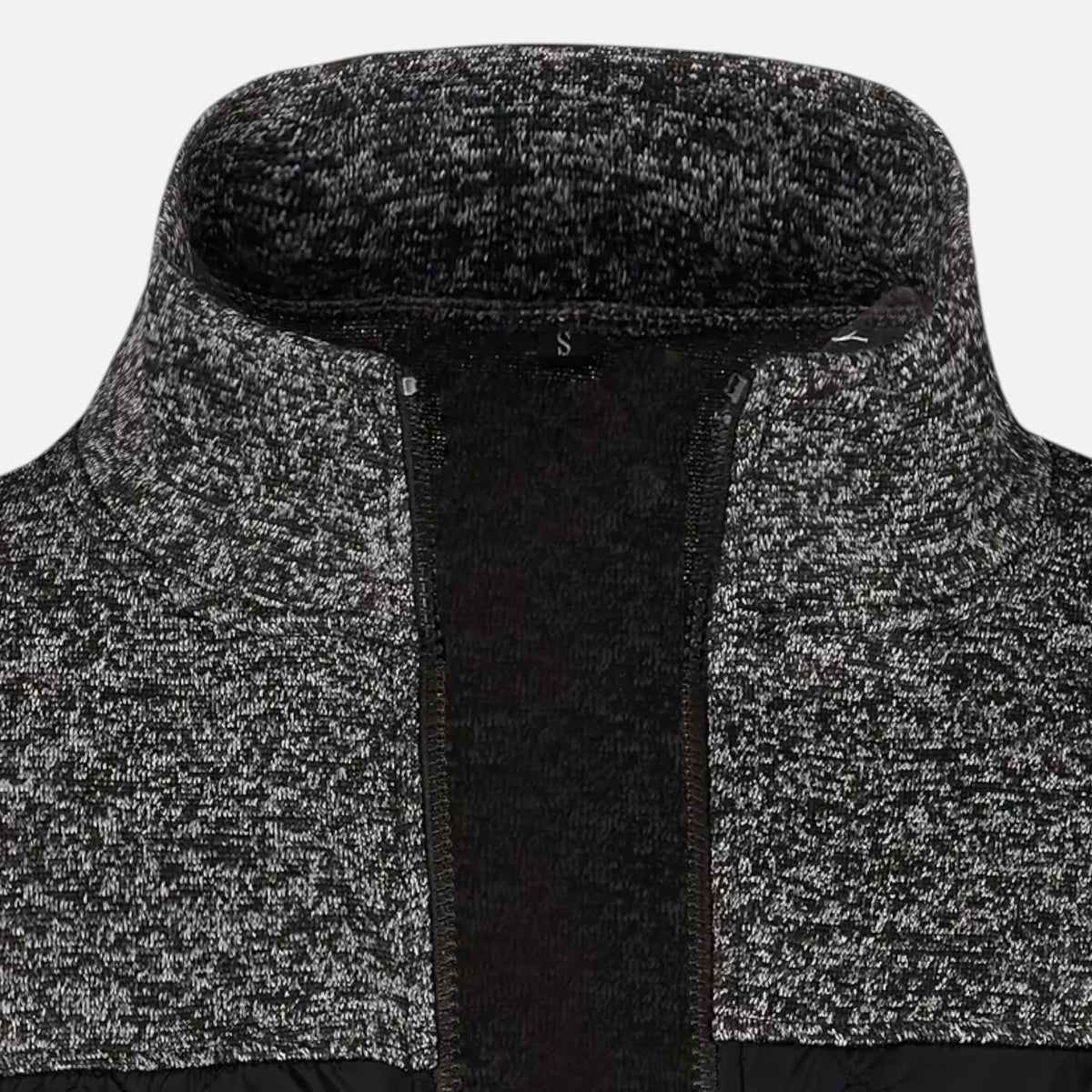 Riverton | Men’s Zip Jacket – Refined Knit Autumn Elegance
