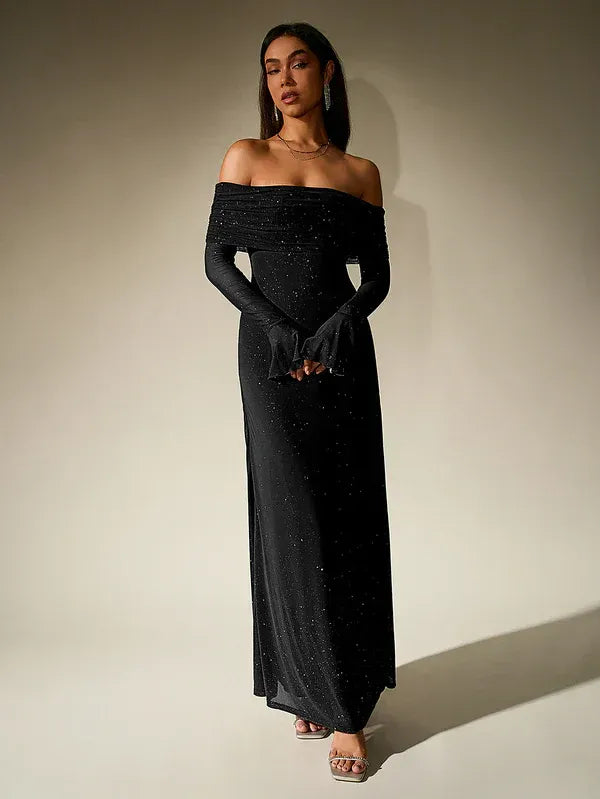 Evoria | Women’s Off-Shoulder Evening Gown