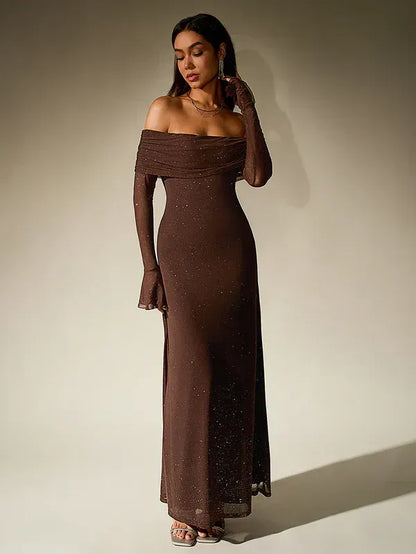 Evoria | Women’s Off-Shoulder Evening Gown