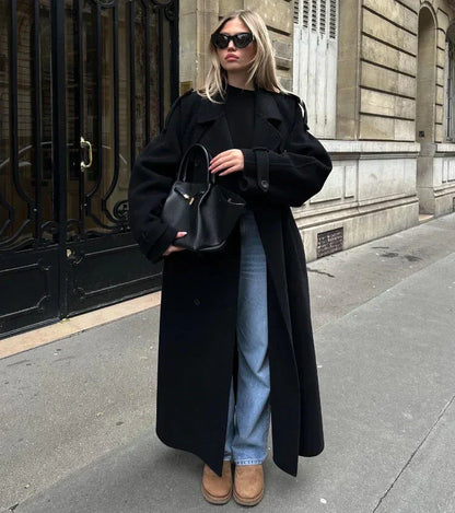 Aveline | Oversized Wool-Blend Coat