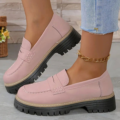 Faith | Women’s Suede Chunky Sole Loafers